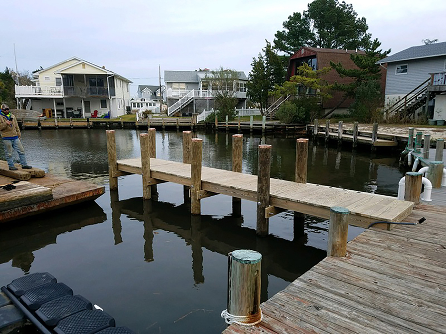 Pier built in Delaware